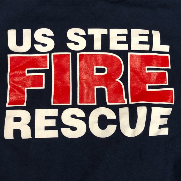 ❌Sold❌ Vintage 90s Fire and Rescue Sweatshirt - Picture 2 of 5